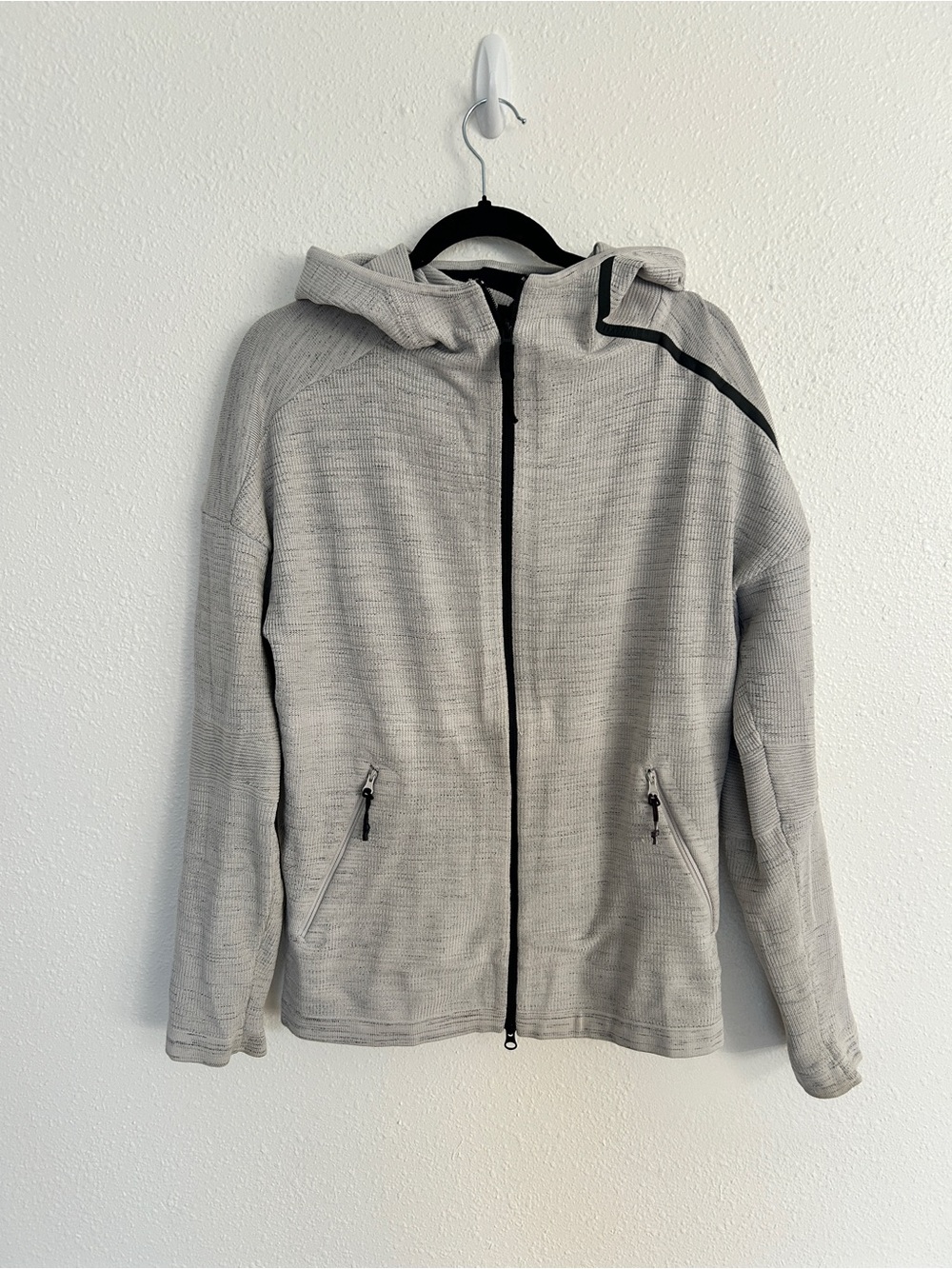 Adidas Knit Full Zip Hooded Jacket